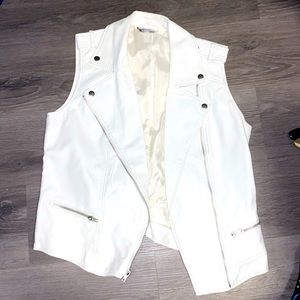 Jennifer Lopez Faux leather Vest